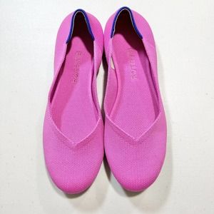 Rothy's Womens size 8* Dragon Fruit Pink Ballet Flat Round Toe